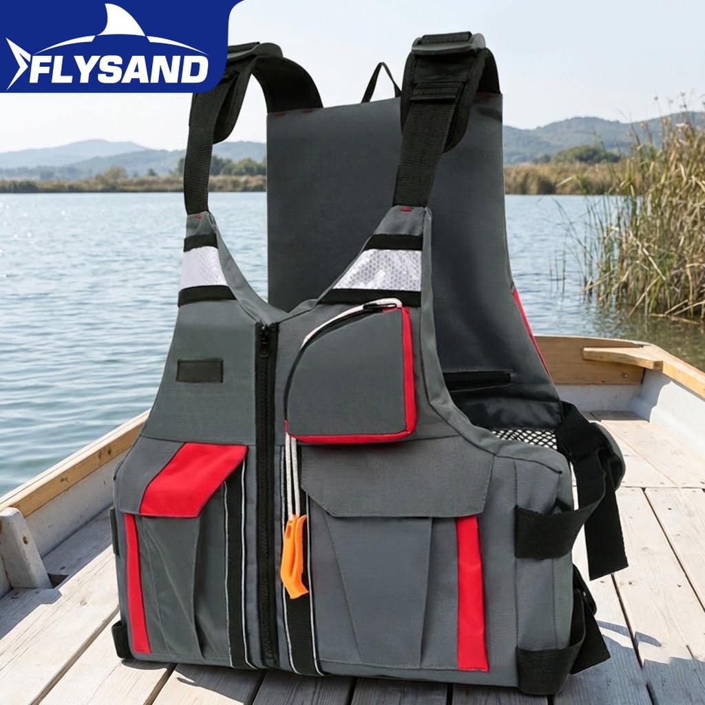 Life Jacket Buoyancy - Outdoor Fishing Vest High Buoyancy Safety