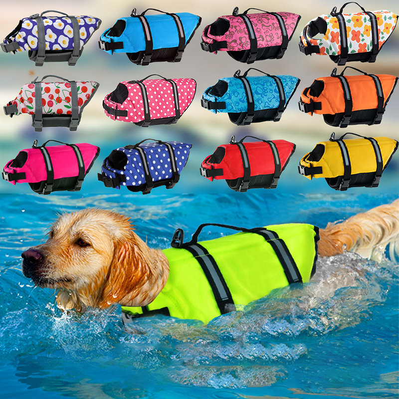 Life Jacket Buoyancy - Summer Dog Life Jacket Reflective Adjustable