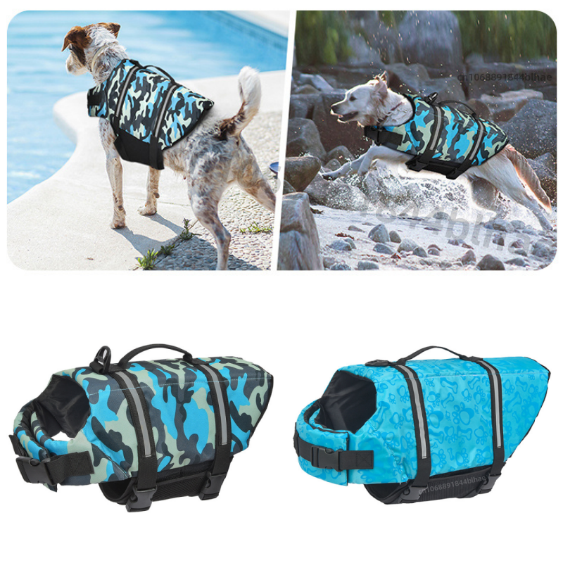 Life Jacket Buoyancy - Adjustable Dog Life Jacket with Rescue