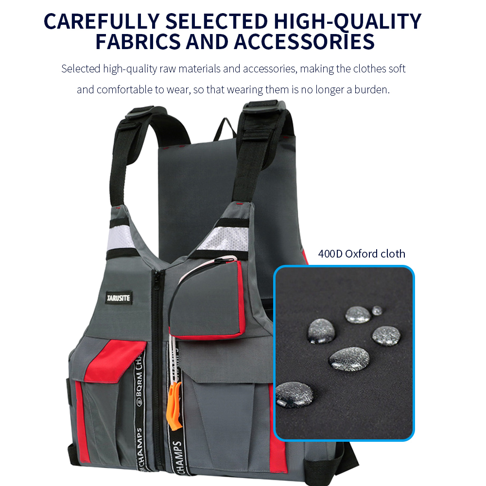 Outdoor Fishing Vest High Buoy - Life Jacket Buoyancy review and price