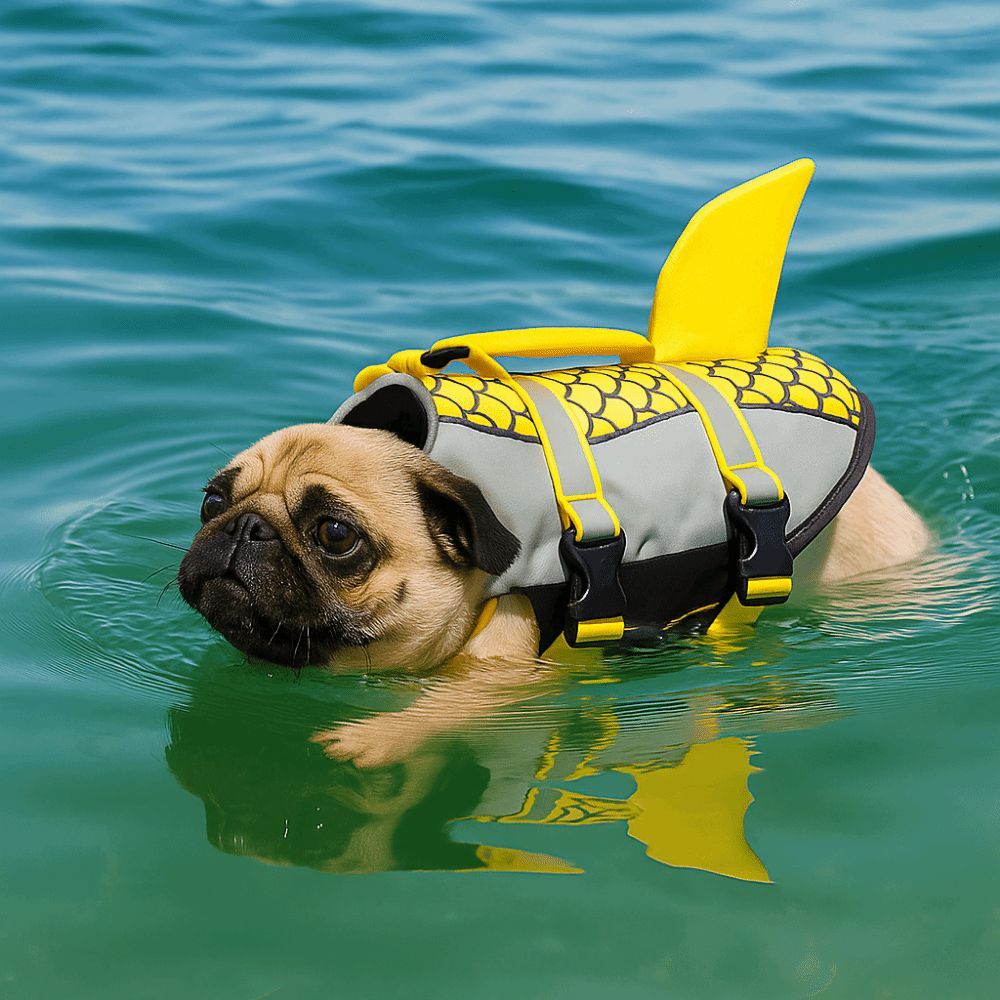 Reflective Shark Dog Life Jack - Life Jacket Buoyancy review and price