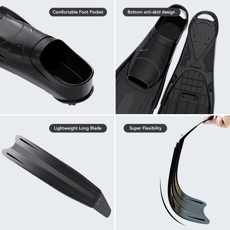 Full Pocket Long Blade Diving  - Fin Diving Blade review and price