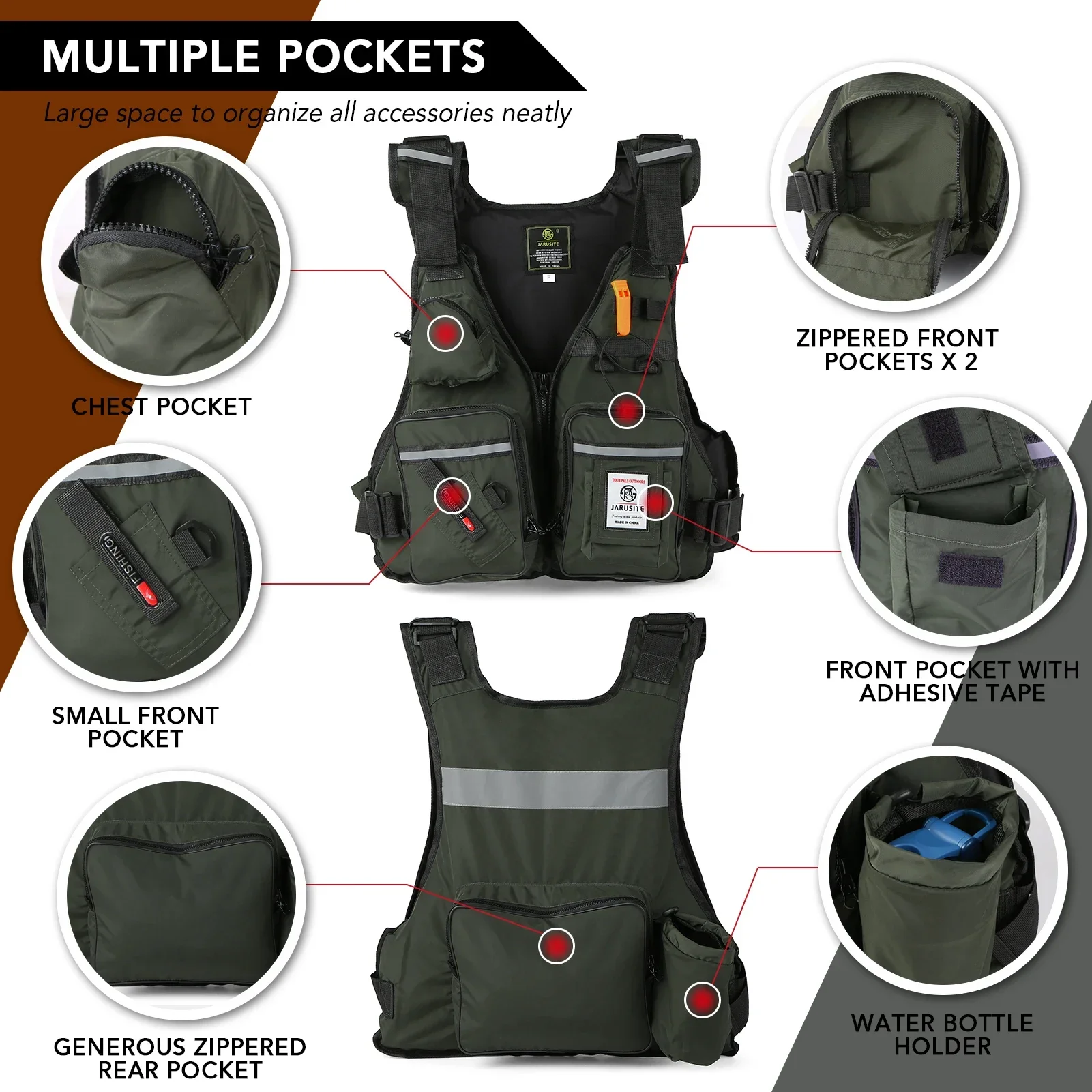 2026 Adult Lure Life Jacket Ro - Life Jacket Buoyancy review and price