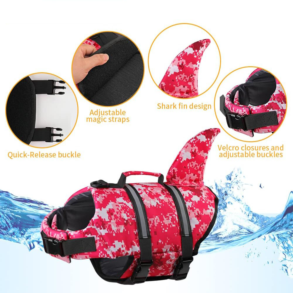 Dog Life Jacket Shark Ripstop  - Life Jacket Buoyancy review and price